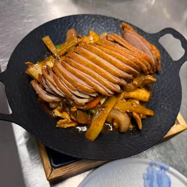 Acht Schätzen mit Knusprige Ente